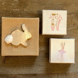 Missy Mix Ballet Canvas Art Trio